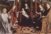Gerard David The Virgin and Child with Saints and Donor oil painting reproduction